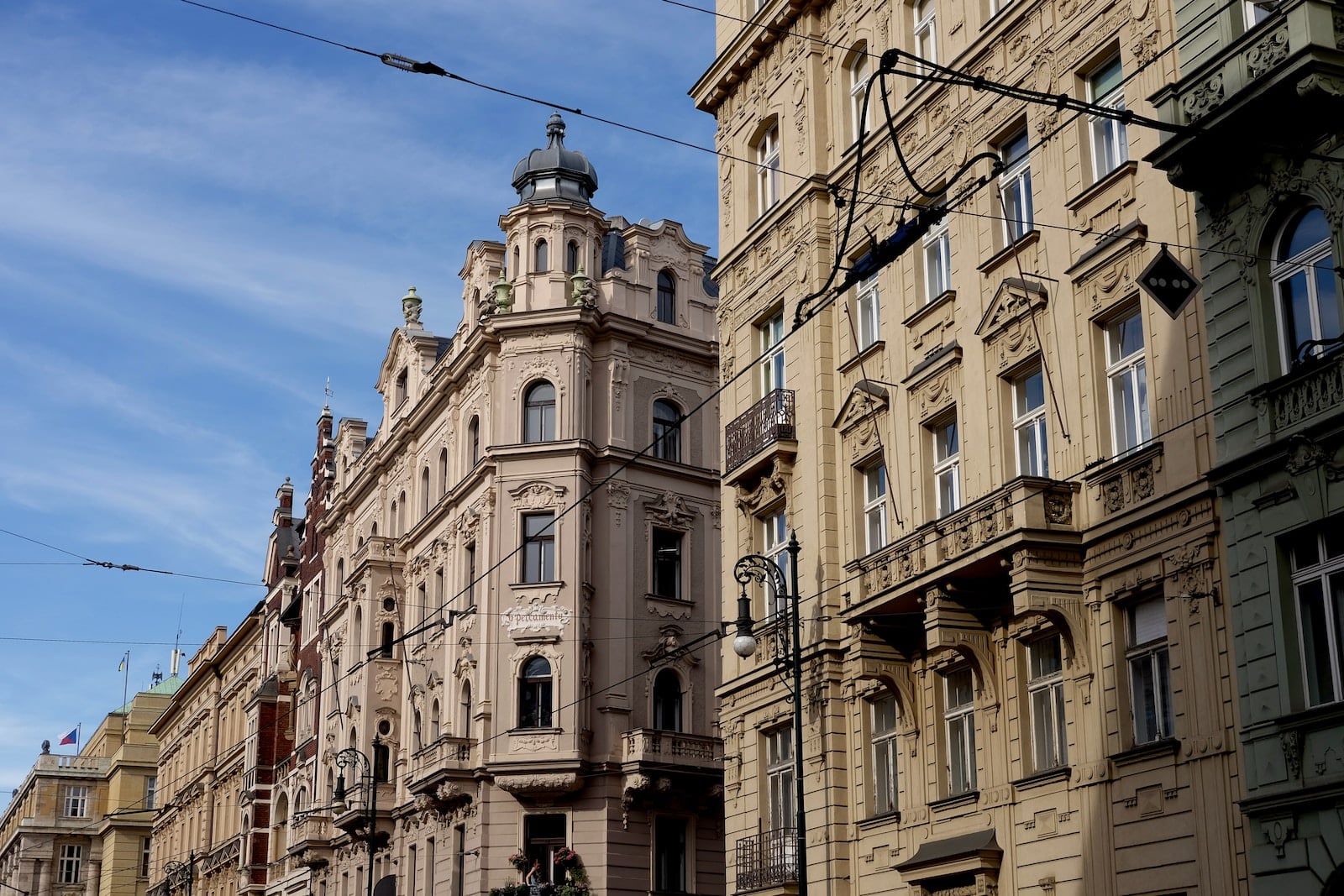 a large building with a clock on the top of it